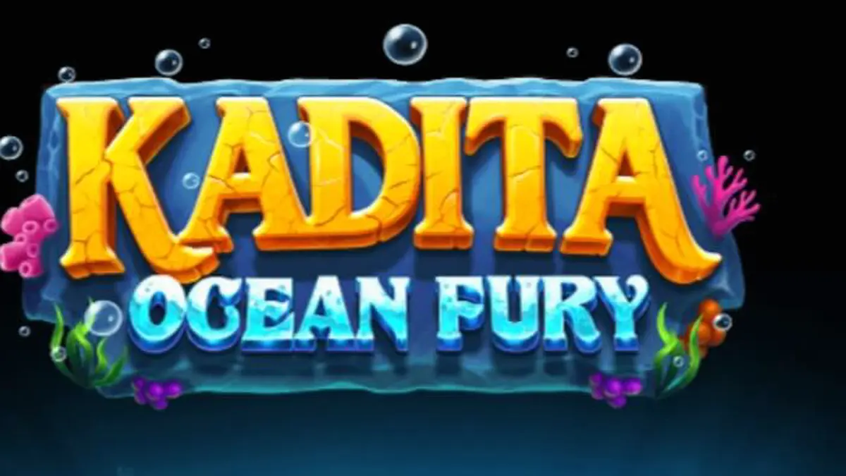 Tampilan visual slot Kadita Ocean Fury dengan tema mitologi bawah laut dan simbol-simbol mistis.